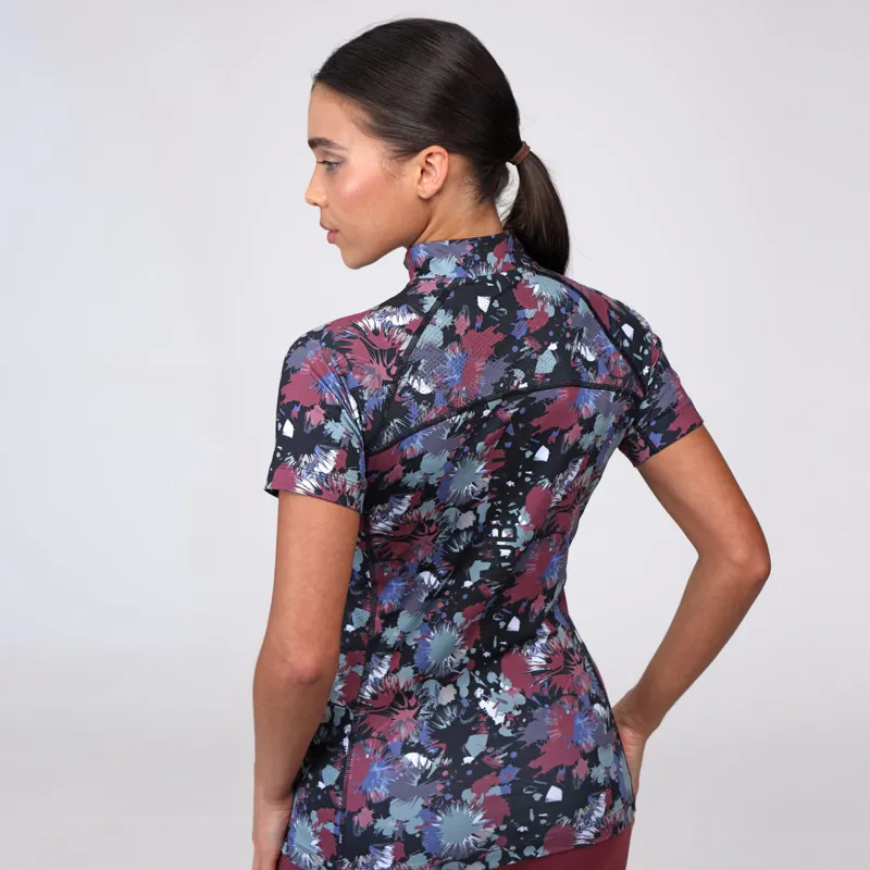 Aubrion React Short Sleeve Base Layer in Abstract-1